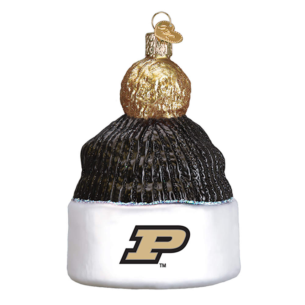 Collegiate Collection Purdue University Beanie - No Box by Old World Christmas (Newer)-1
