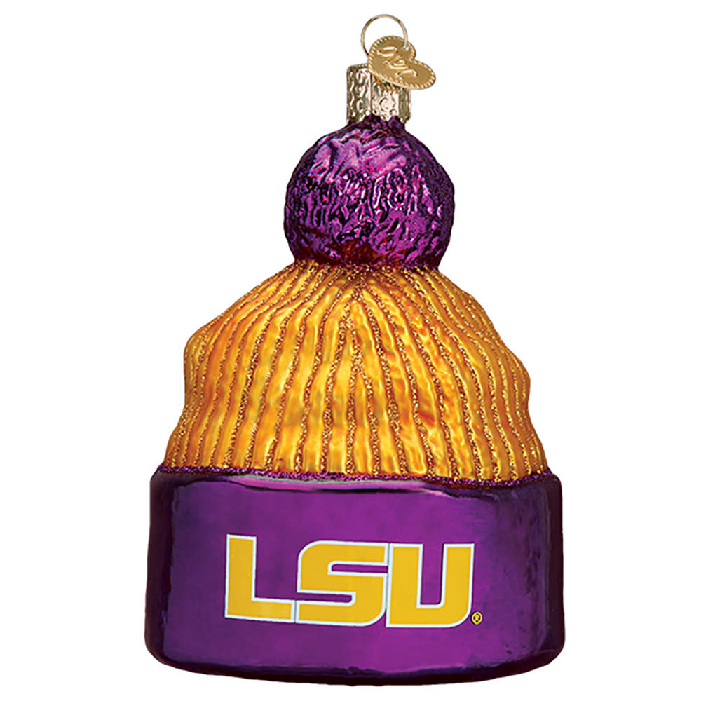 Collegiate Collection Louisiana State Univ Beanie - No Box by Old World Christmas (Newer)-1