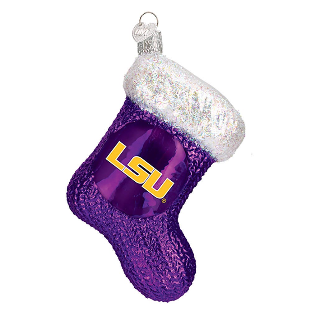 Collegiate Collection Louisiana State Univ Stocking - No Box by Old World Christmas (Newer)-1
