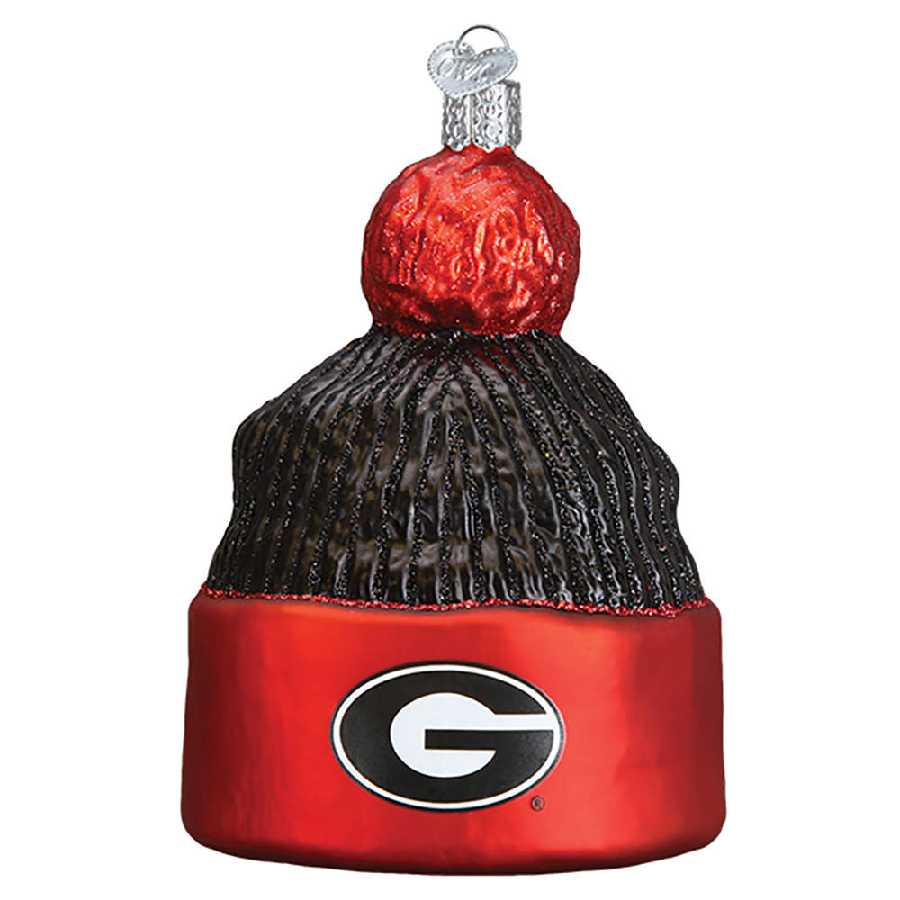 Collegiate Collection University Georgia Beanie - Boxed by Old World Christmas (Newer)-1