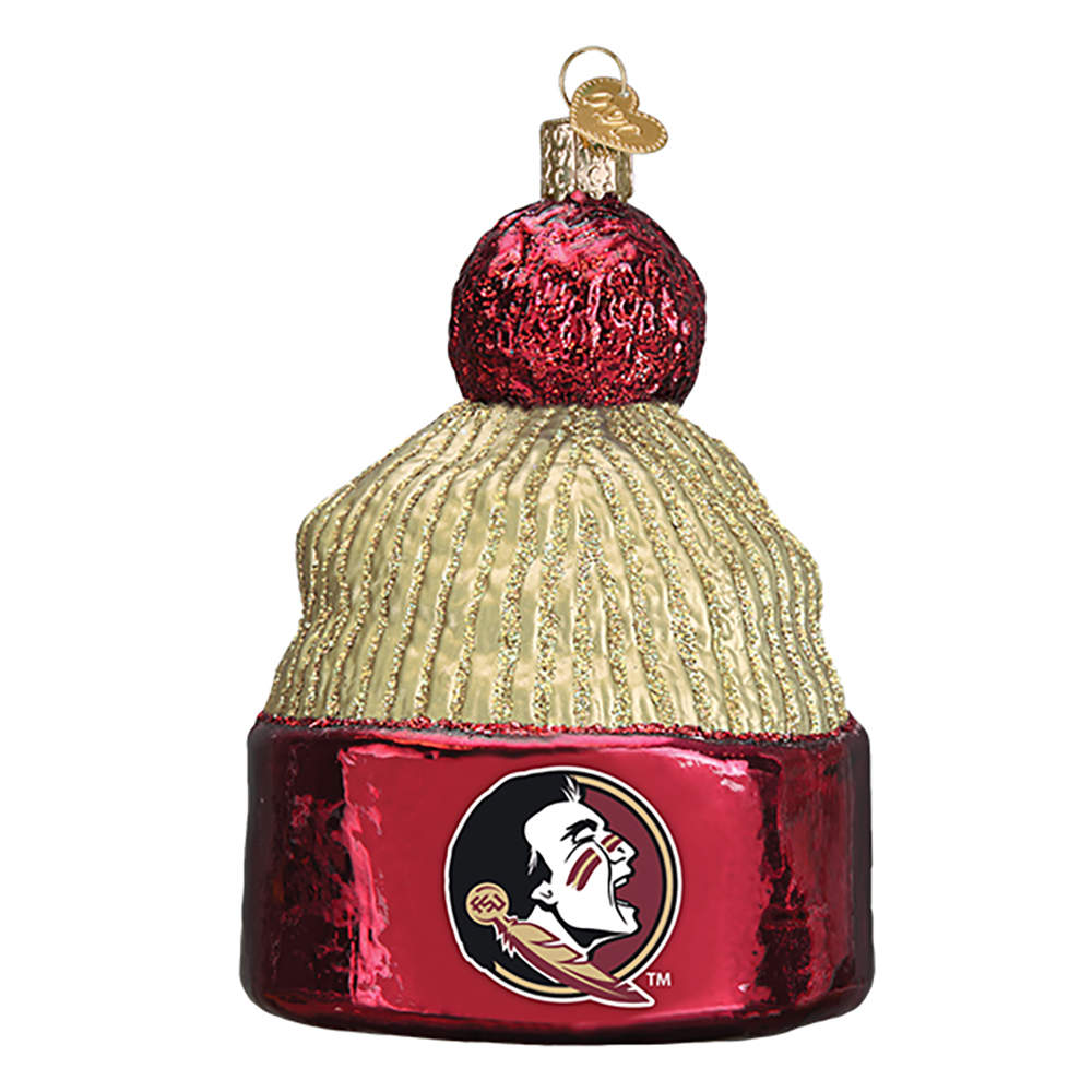 Collegiate Collection Florida State Univ Beanie - Boxed by Old World Christmas (Newer)-1
