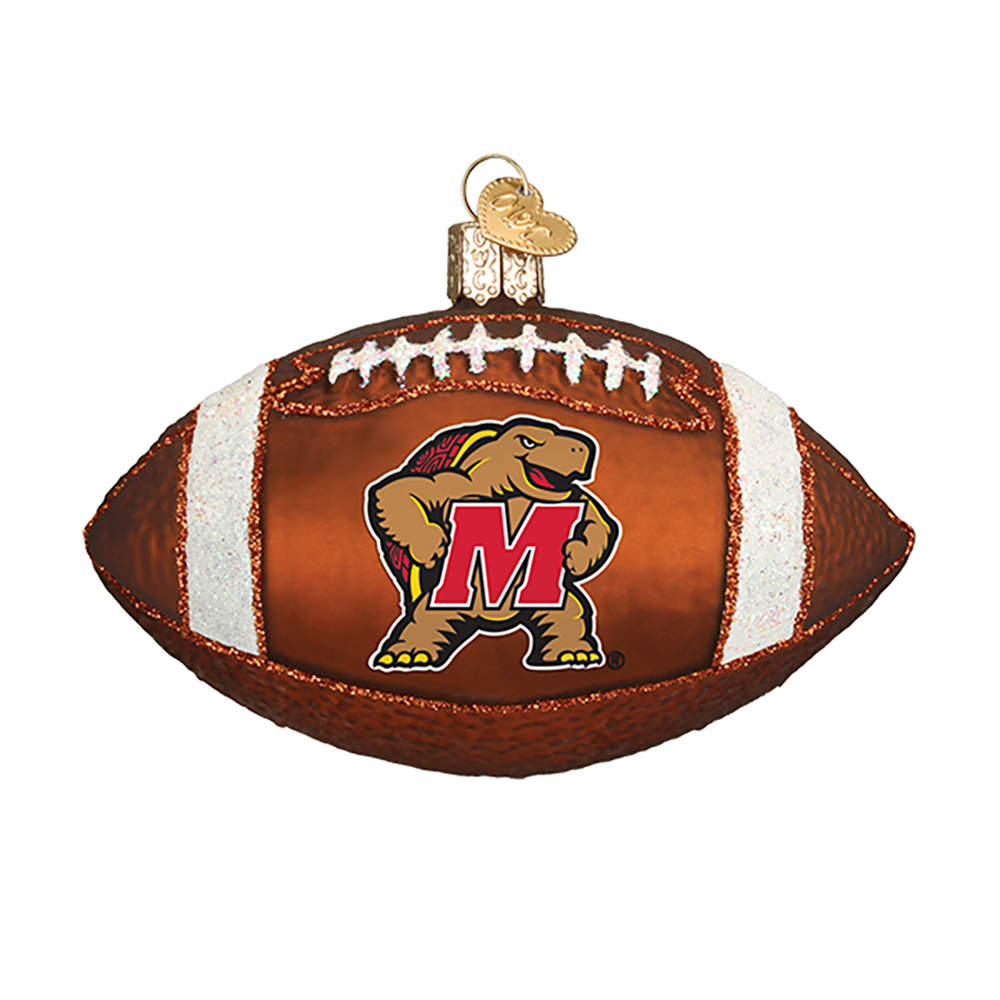 Collegiate Collection University Of Maryland Football - Boxed by Old World Christmas (Newer)-1