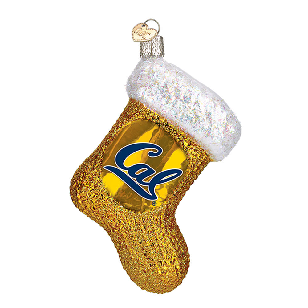 Collegiate Collection Univ Of California Stocking - Boxed by Old World Christmas (Newer)-1