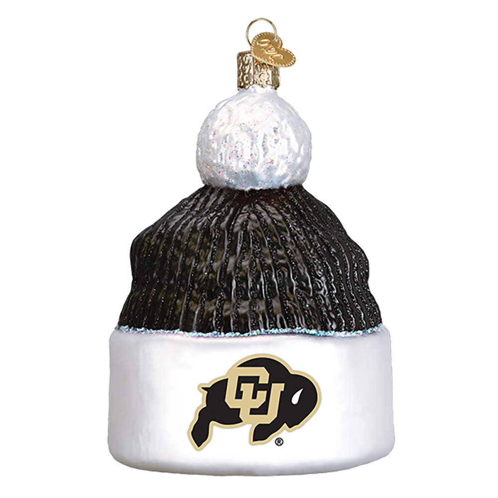Collegiate Collection University Of Colorado Beanie - Boxed by Old World Christmas (Newer)-1
