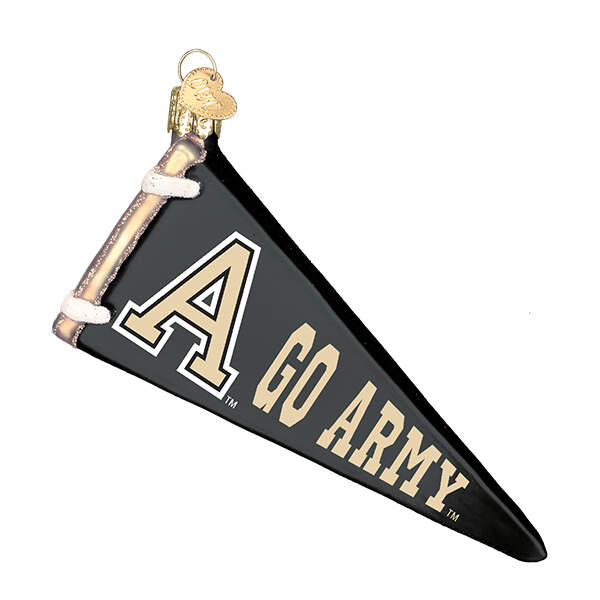Collegiate Collection Army Pennant - Boxed by Old World Christmas (Newer)-1