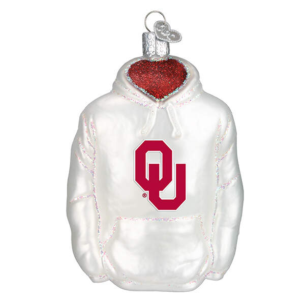 Collegiate Collection University Of Oklahoma Hoodie - No Box by Old World Christmas (Newer)-1