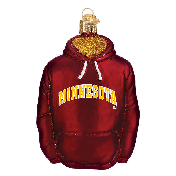 Collegiate Collection Univ Of Minnesota Hoodie - Boxed by Old World Christmas (Newer)-1