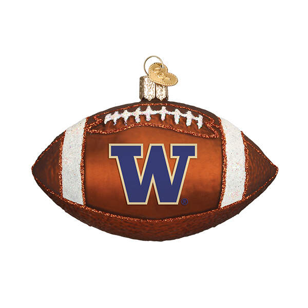 Collegiate Collection Univ Of Washington Football - Boxed by Old World Christmas (Newer)-1