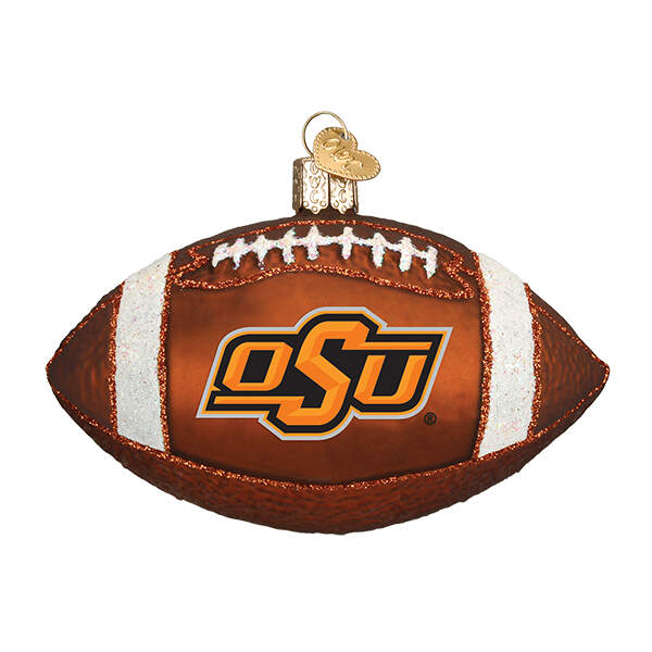 Collegiate Collection Oklahoma State Univ Football - Boxed by Old World Christmas (Newer)-1