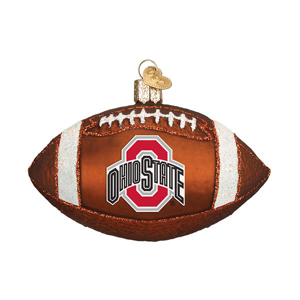 Collegiate Collection Ohio State University Football - Boxed by Old World Christmas (Newer)-1