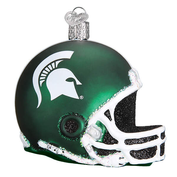 Collegiate Collection Michigan State Univ Helmet - Boxed by Old World Christmas (Newer)-1