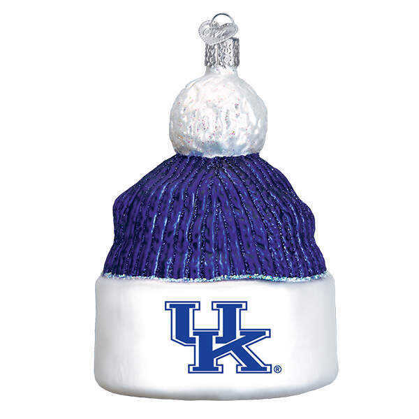 Collegiate Collection Univ Of Kentucky Beanie - Boxed by Old World Christmas (Newer)-1
