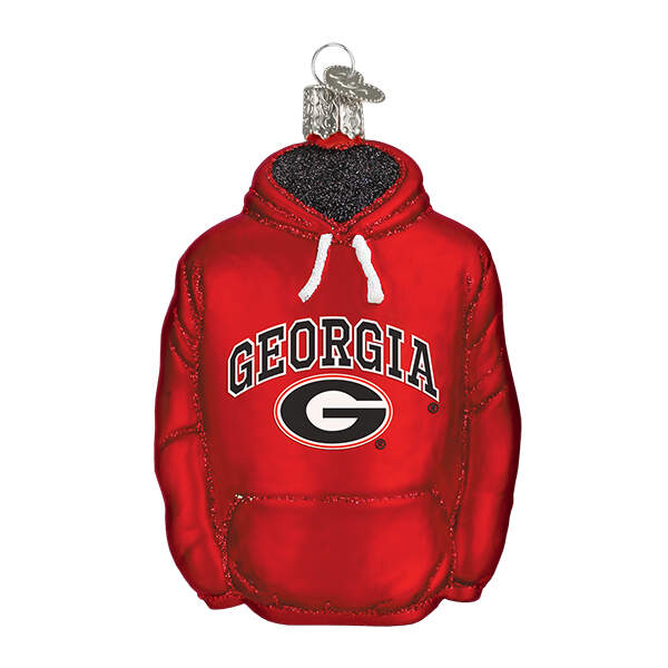 Collegiate Collection University Georgia Hoodie - Boxed by Old World Christmas (Newer)-1
