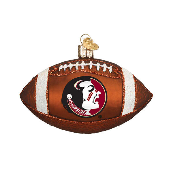 Collegiate Collection Florida State Univ Football - Boxed by Old World Christmas (Newer)-1