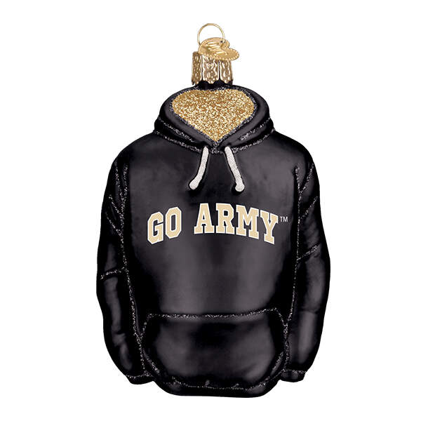 Collegiate Collection Army Hoodie - Boxed by Old World Christmas (Newer)-1