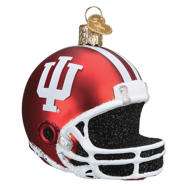 Collegiate Collection Indiana Football Helmet - Wtih Box Bx377 by Old World Christmas (Newer)-1