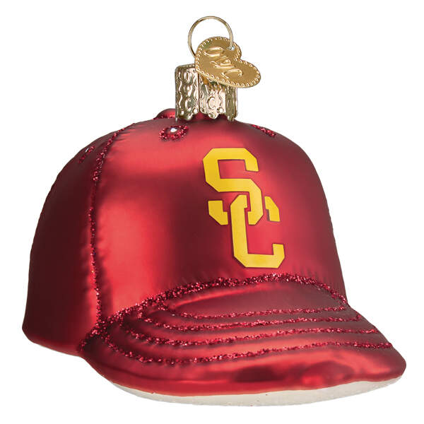 Collegiate Collection Usc Baseball Cap - No Box by Old World Christmas (Newer)-1