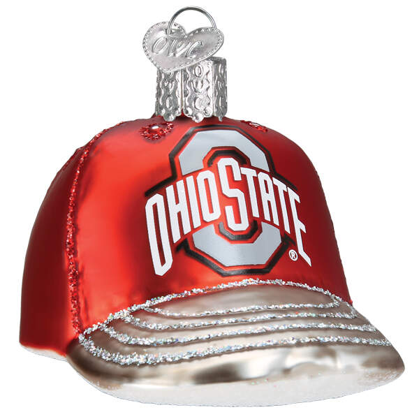 Collegiate Collection Ohio State Univ  Baseball Cap - No Box by Old World Christmas (Newer)-1