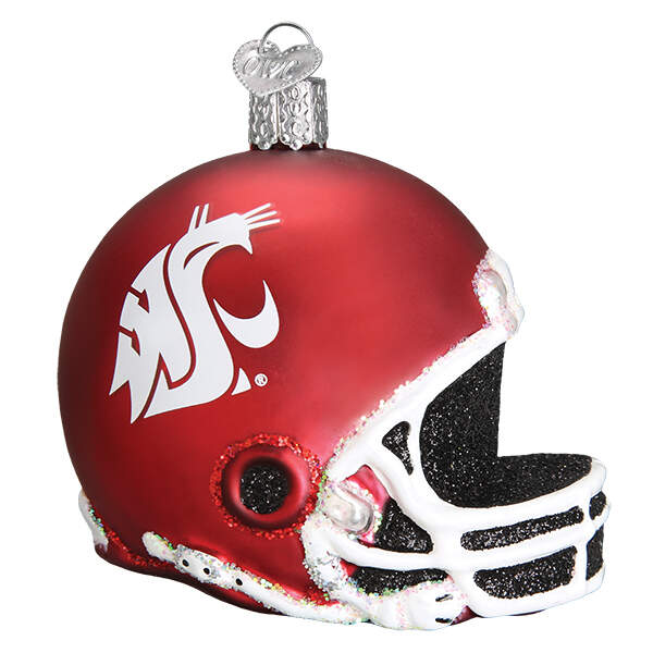 Collegiate Collection Washington State Univ Helmet - No Box by Old World Christmas (Newer)-1