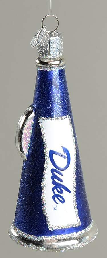 Collegiate Collection Duke University Megaphone - No Box by Old World Christmas (Newer)-1