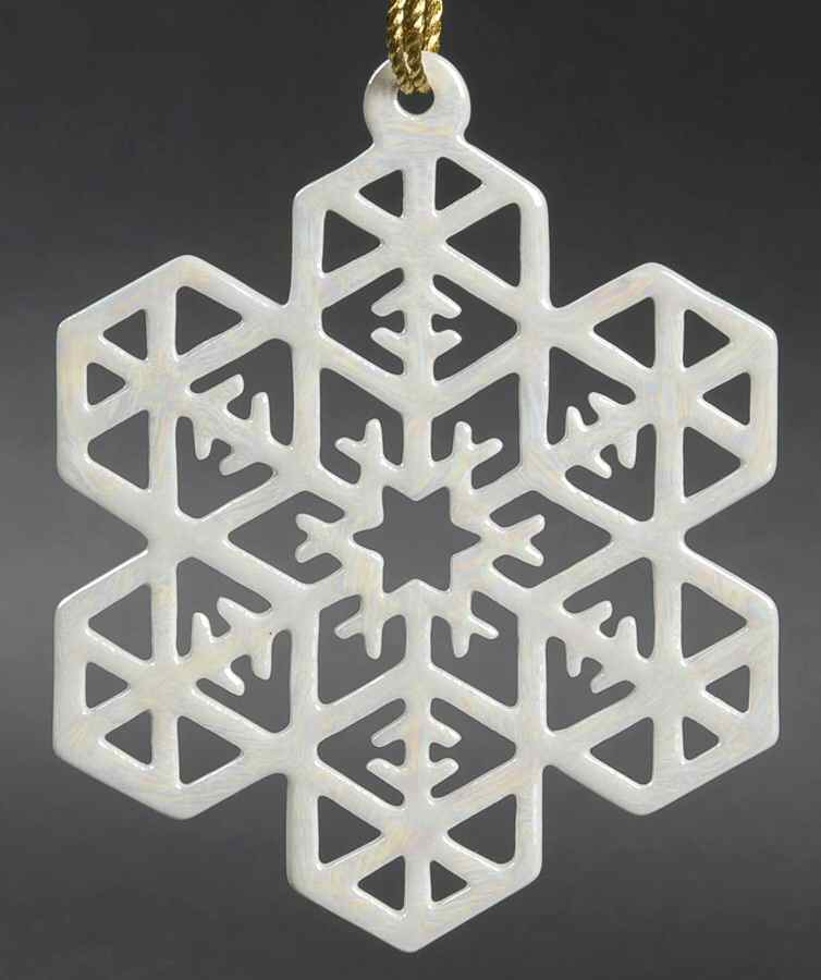 Holiday Happiness Snowflake - Boxed by Mikasa-1