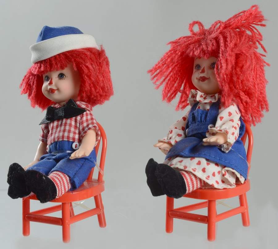 Storybook Favorites Raggedy Ann & Andy - With Box by Mattel-1
