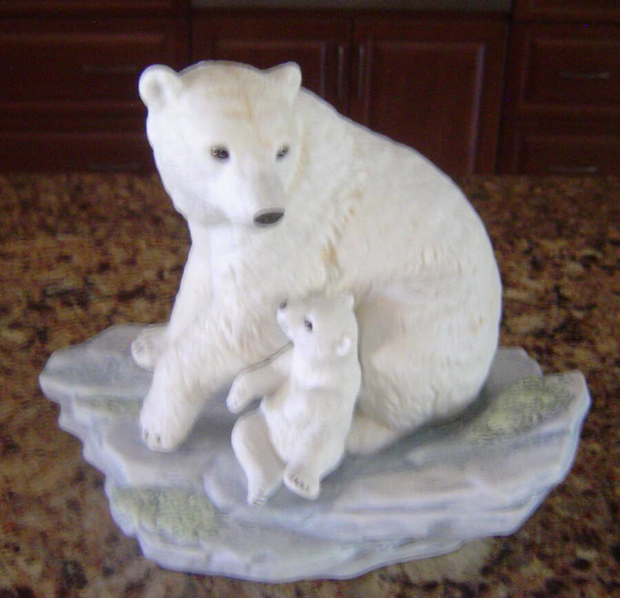 Polar Expedition Polar Bear Mother And Cub - Boxed by Maruri-1