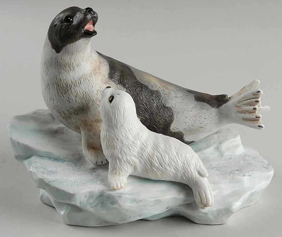 Polar Expedition Mother & Baby Harp Seals - Boxed by Maruri-1