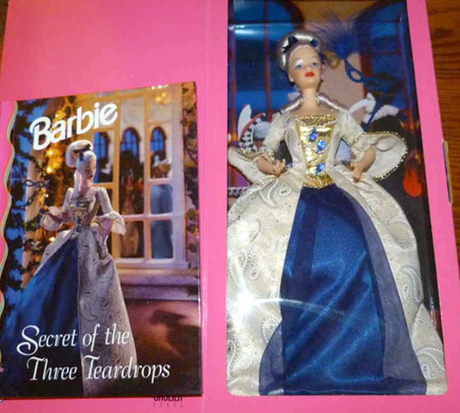 Grolier Barbie Doll Secert Of The Three Teardrops - No Box by Mattel-1