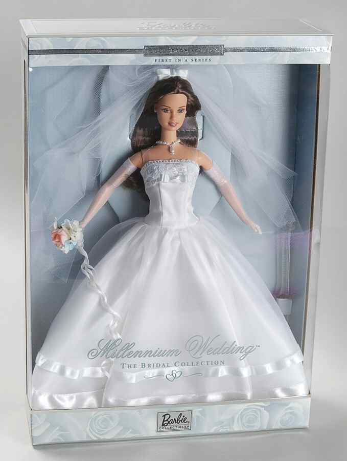 Bridal Collection Millennium Wedding-Brunette - With Box by Mattel-1
