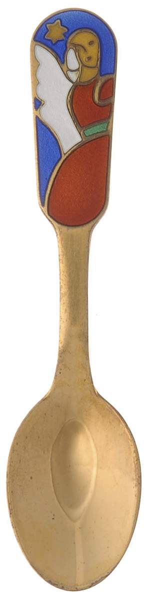 Christmas Spoon-Small Seraph - With Box Bx1989 by Anton Michelsen-1