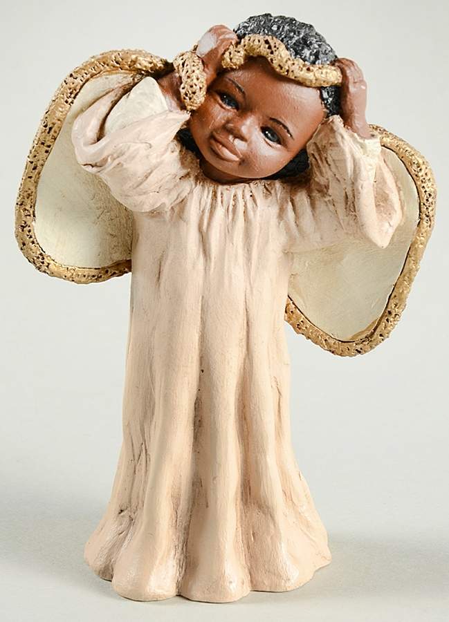 All God's Children Nativity Joy-Angel - Boxed by Miss Martha Originals-1