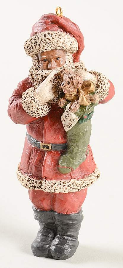 All God's Children Ornaments Santa & Scooty - No Box by Miss Martha Originals-1