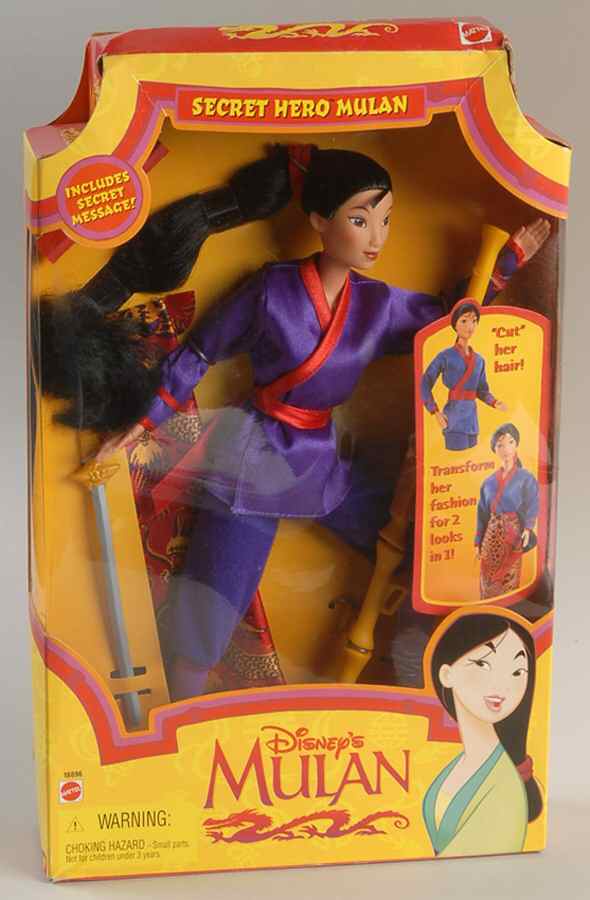 Disney's Mulan Secert Hero - With Box by Mattel-1