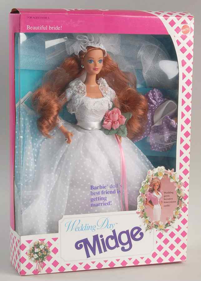 Wedding Day Midge-Bride - No Box by Mattel-1