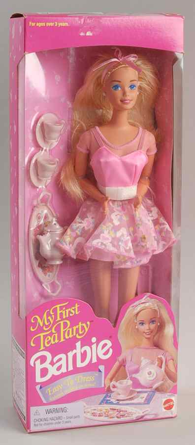 My First Barbie Tea Party-Blonde - Boxed by Mattel-1