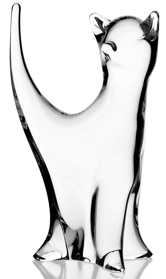 Marcolin Art Crystal Figurine Cat - No Box by Marcolin Art Crystal-1