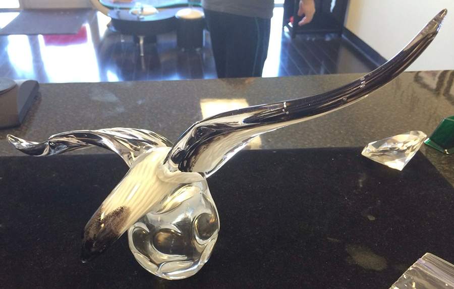 Marcolin Art Crystal Figurine Seagull - No Box by Marcolin Art Crystal-1