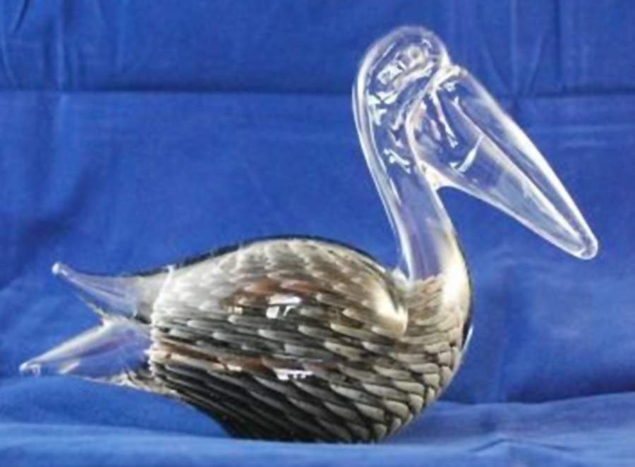 Marcolin Art Crystal Figurine Pelican - No Box by Marcolin Art Crystal-1