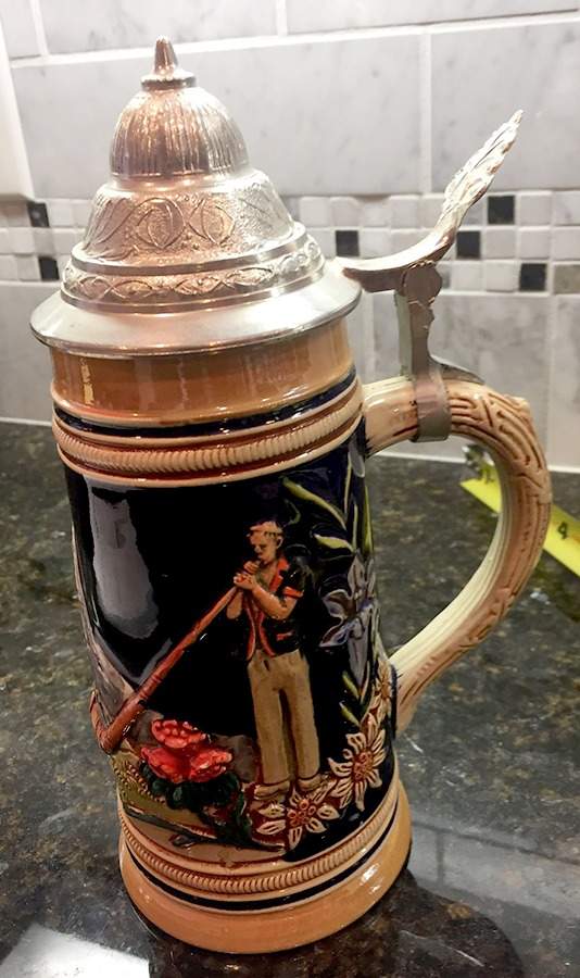 Marzi & Remy Steins Man With Swiss Horn - No Box by Marzi & Remy-1