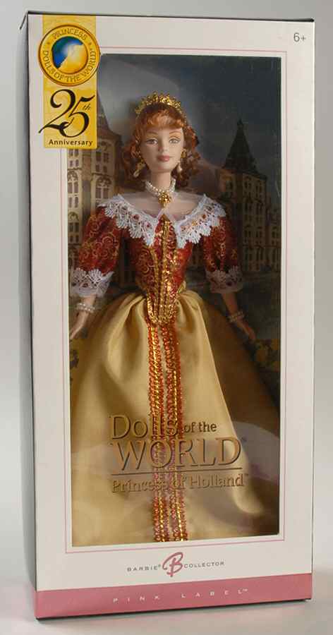 Dolls of the World Princess Collection Princess Of Holland - Boxed by Mattel-1