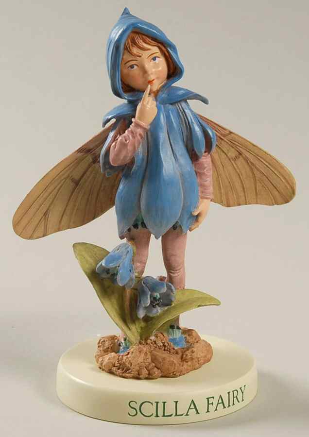 Flower Fairies Scilla Fairy-Series Vii - No Box by Cicely Mary Barker-1