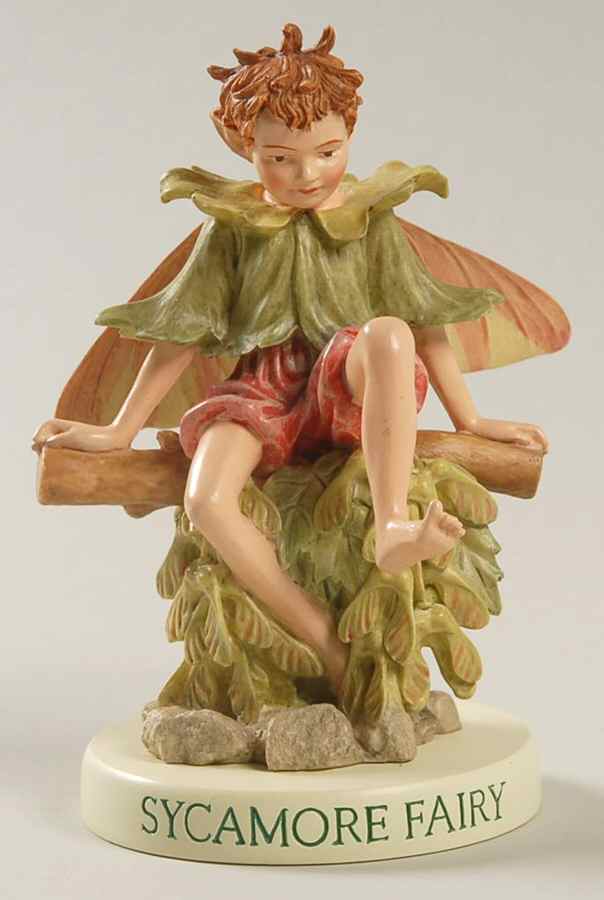 Flower Fairies Sycamore Fairy-Series Xii - No Box by Cicely Mary Barker-1