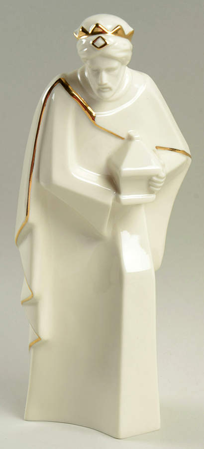Holy Night Nativity-Large Wiseman-Standing With Box-Low Crown - No Box by Mikasa-1