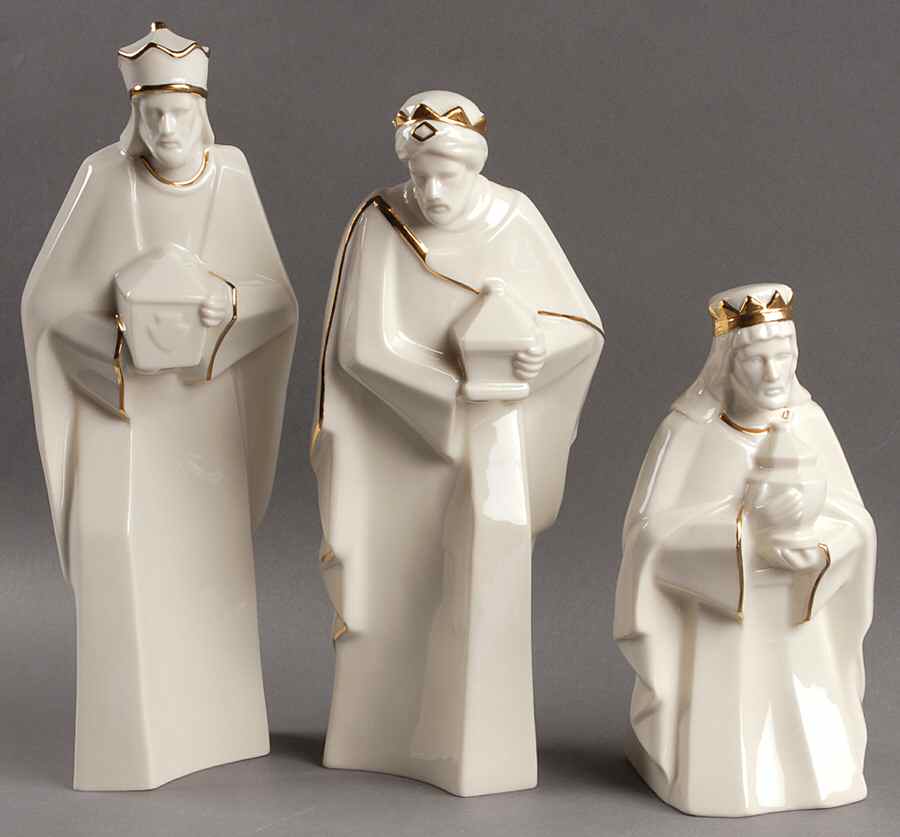 Holy Night Nativity-Large Wisemen-Boxed Set Of 3 - Boxed by Mikasa-1