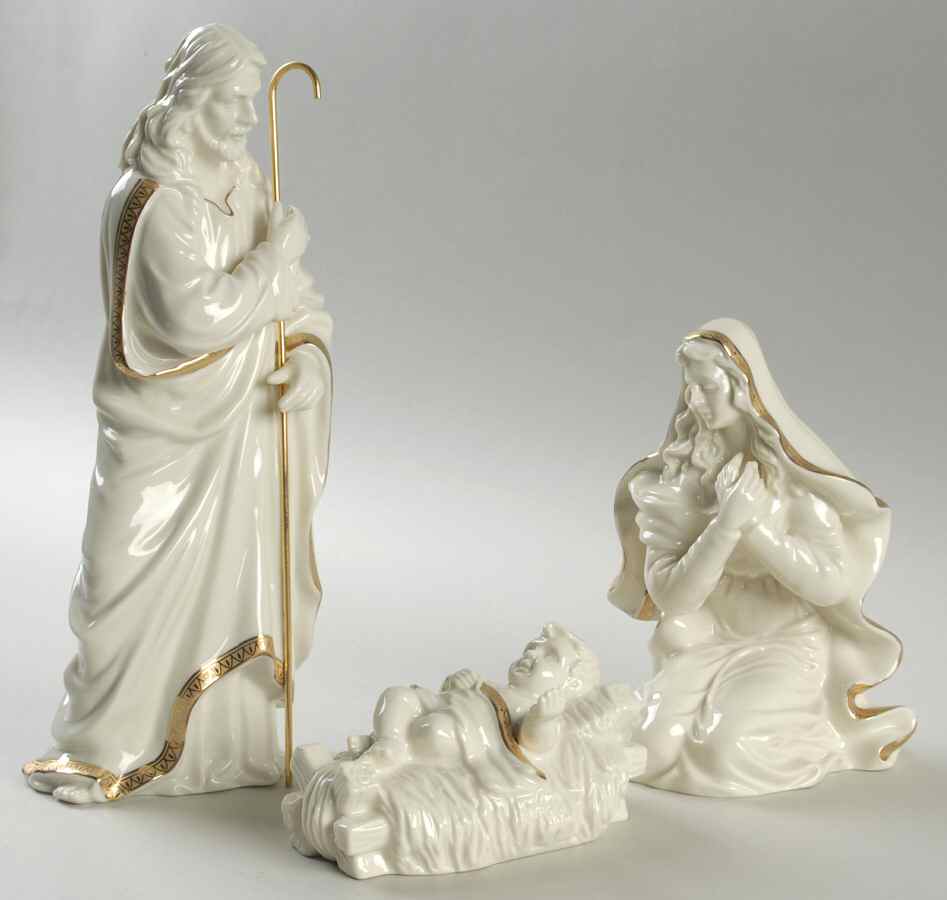 Holy Night Nativity-695 Holy Family Boxed Set Of 3 - With Box by Mikasa-1
