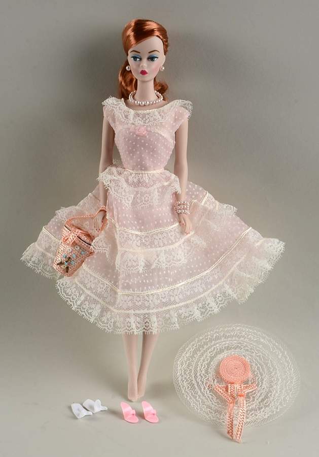 Porcelain Treasures Collection Plantation Belle-Red Head - Boxed by Mattel-1