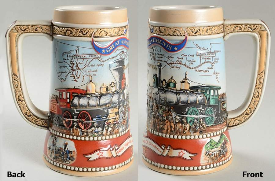 Great American Achievements 1st Transcontinental Railway - Boxed by Miller Brewing Co-1