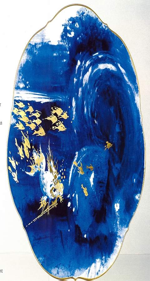 Annual Plate Sea Game - No Box by Meissen (Germany)-1