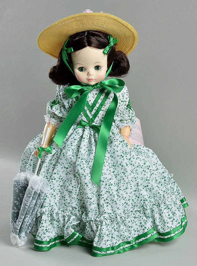 Scarlett Series Scarlett - Green Floral Print  - No Box 45a by Madame Alexander-1